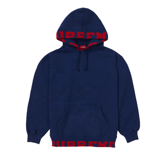 Supreme Cropped Logos Hooded Sweatshirt