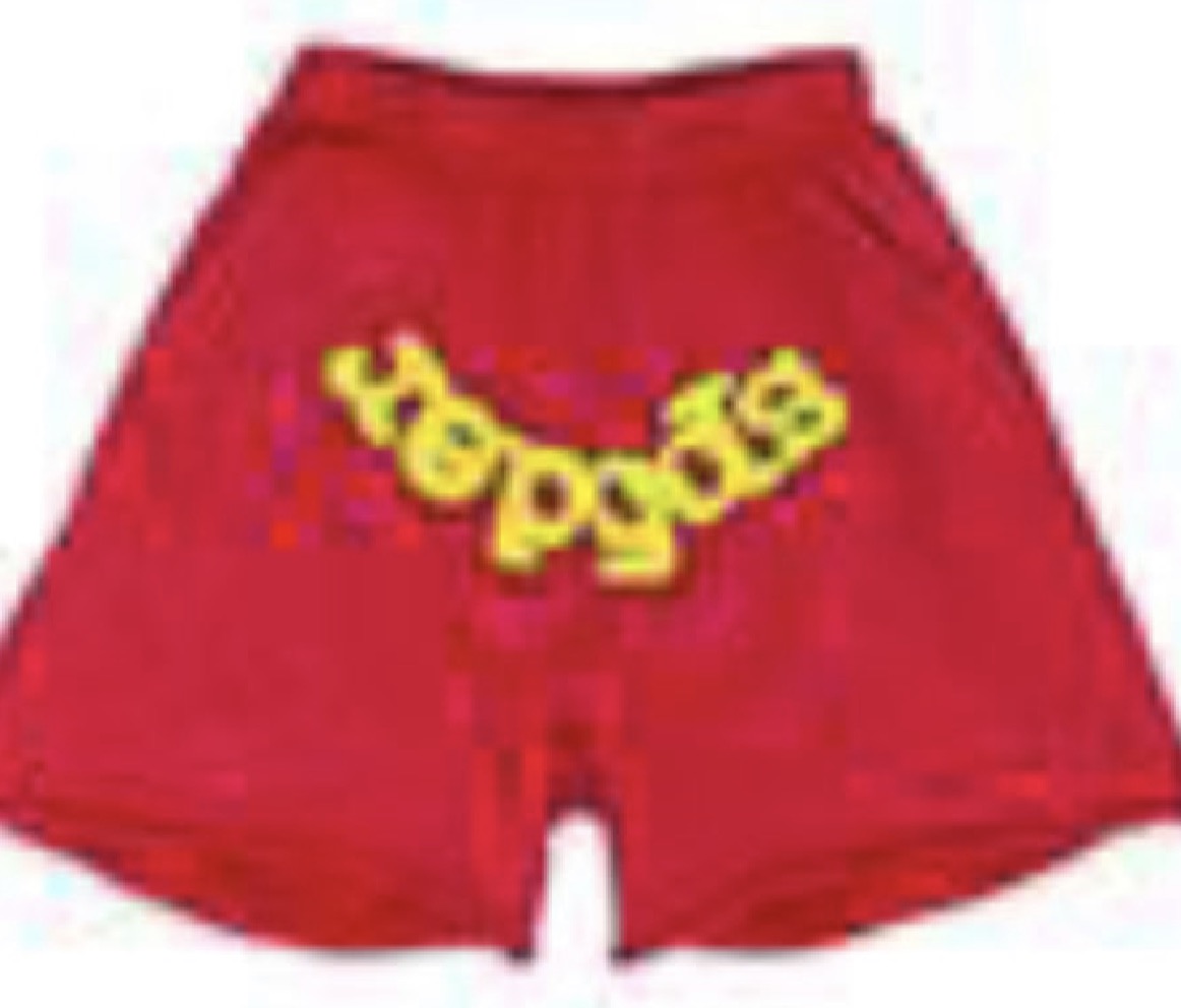 Sp5der Red Sweatshorts