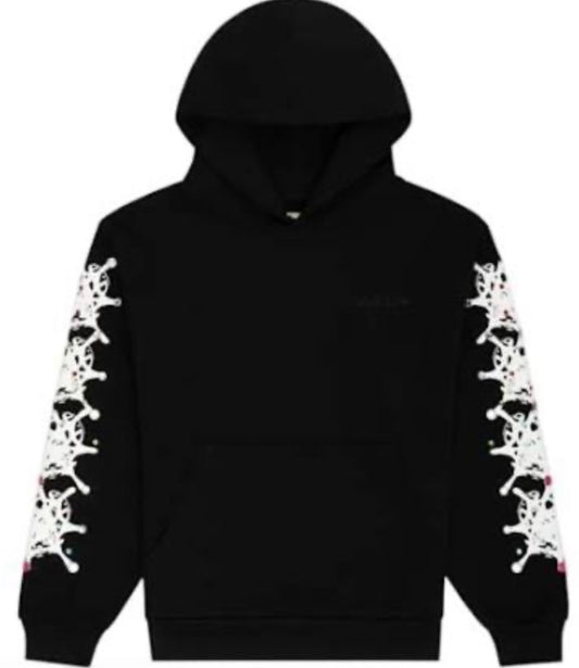 Sp5der “Stone” Hoodie Black