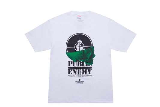 Supreme UNDERCOVER/Public
Enemy Terrordome Tee
“White”