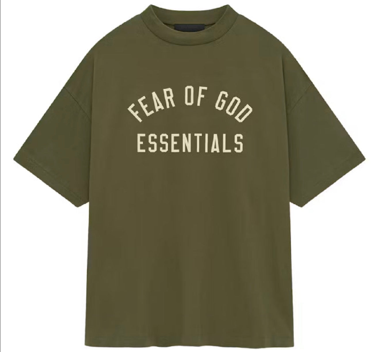 Essentials Jersey Crewneck Tee Olive