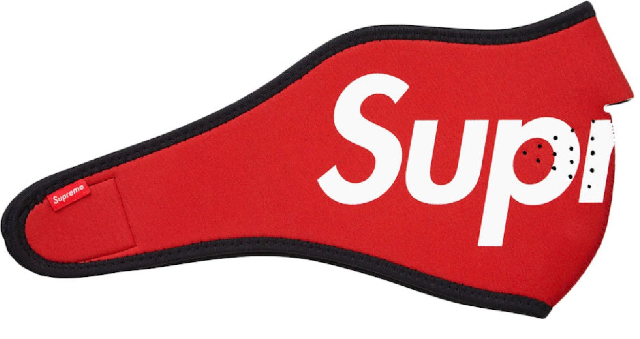 Supreme Logo Facemask Red 2014
