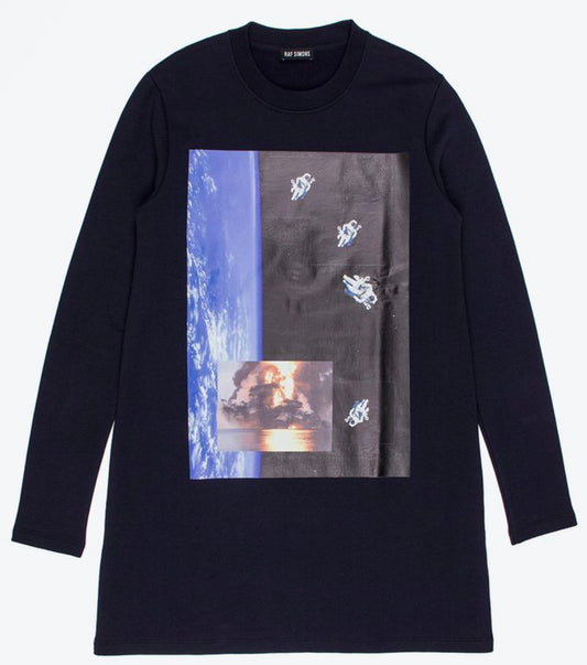 Raf Simons “Astronaut” Long-sleeve Tee Navy