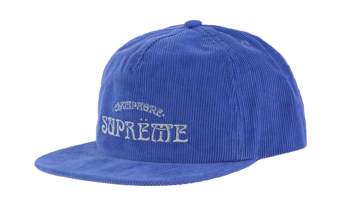 Supreme “Champagne” Corduroy 5-Panel Hat