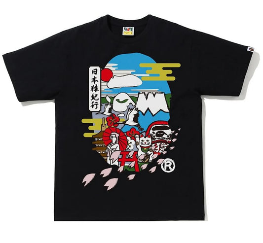 Bape “Japan Culture Ape Head” Tee Black