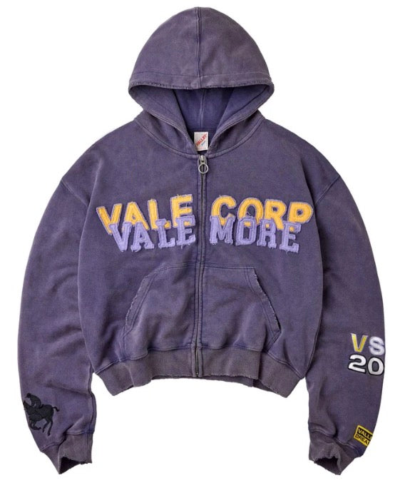 Vale Navy Corp Zip-Up Hoodie