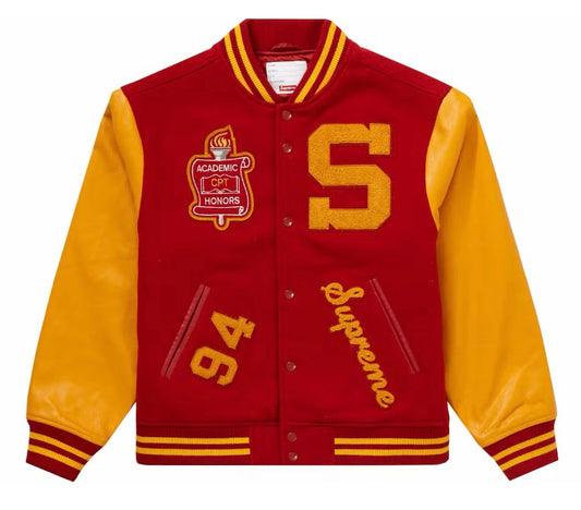 Supreme Team “Spirit” Varsity Jacket Red FW19