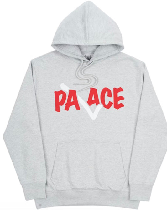 Palace Correct Hoodie Grey