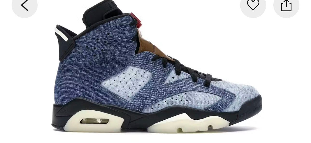 Nike Air Jordan 6 Retro "Washed Denim"