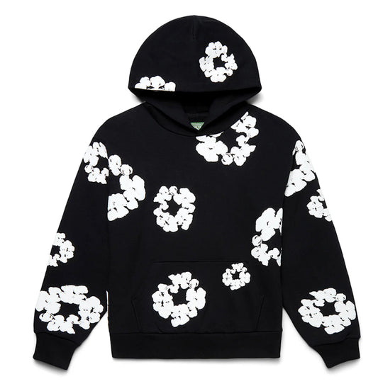 Denim Tears Cotton Wreath Hoodie Black