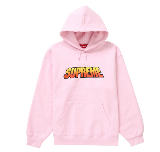 Supreme Gradient Hoodie Pink