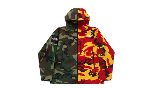 Supreme x TNF Face Split Taped Seam Shell Jacket “Camo”