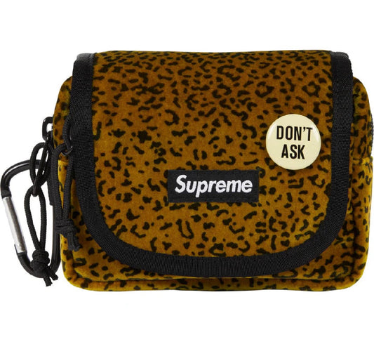 Supreme Velvet Cheetah Mini Pouch