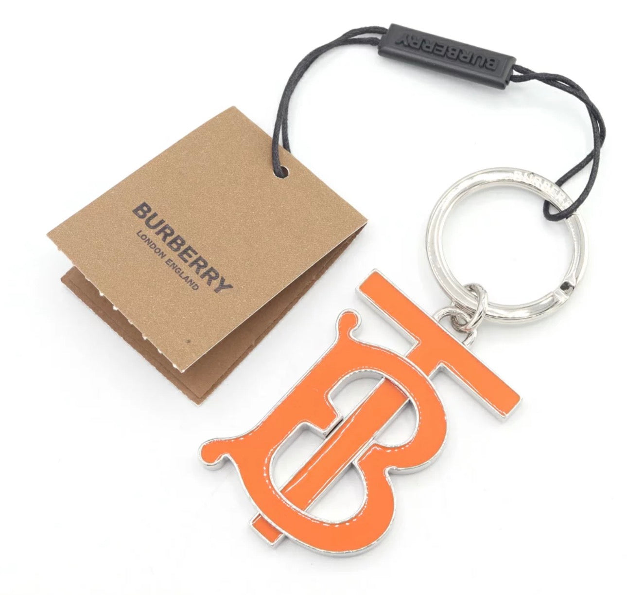 Burberry TB logo key ring
