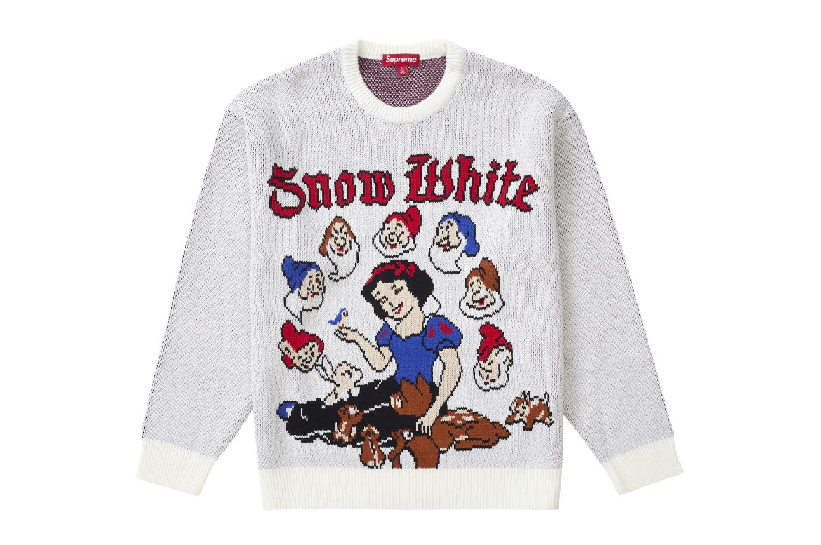 Supreme Snow White Sweater “White”