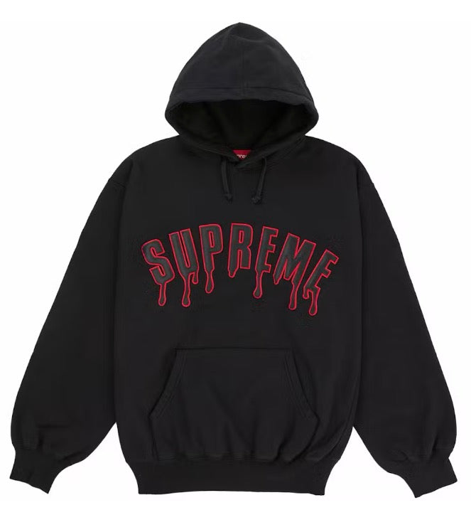 Supreme x Ghostface Arc Logo Pullover Hoodie Black