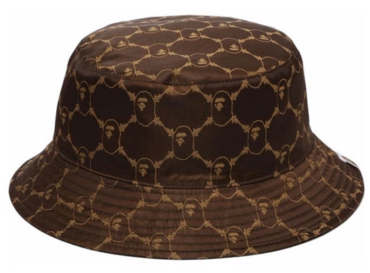 A Bathing Ape Bape “Monogram Buckle” Reversible Bucket Hat