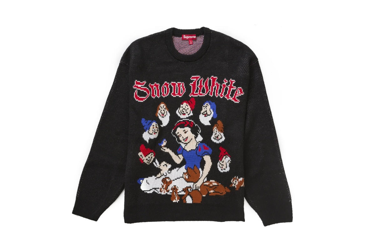 Supreme Snow White Sweater “Black”