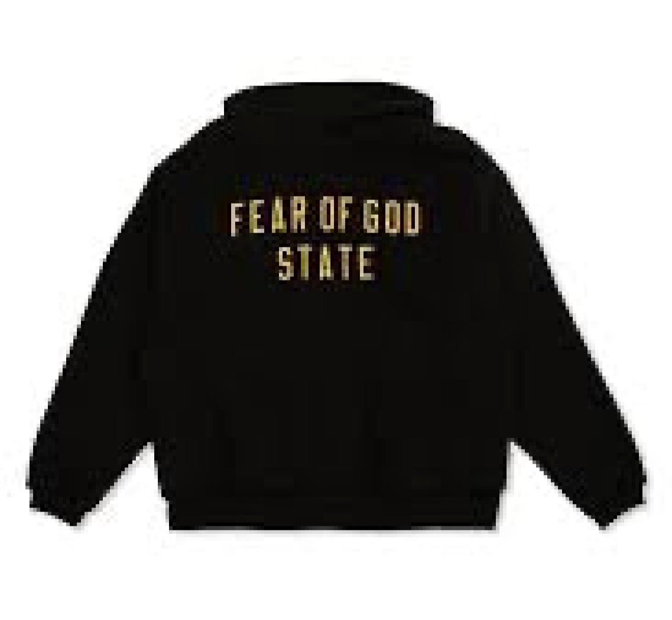Essentials State Hoodie Black