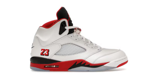 Jordan 5 Retro “Fire Red Black Tongue” (2025)