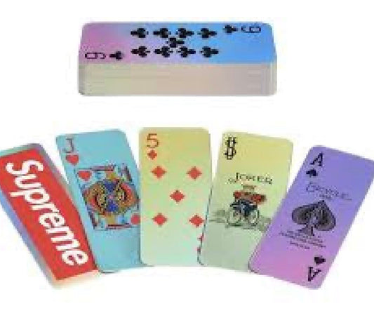 Supreme x Bicycle Holographic Slice Card Set Fall Winter 2023