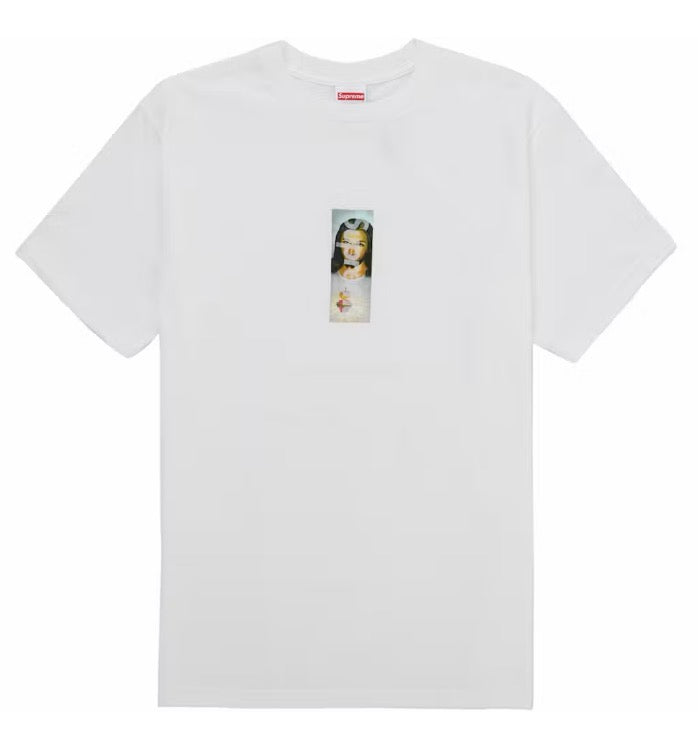 Supreme “Prayer Card” Box Logo Tee White FW26