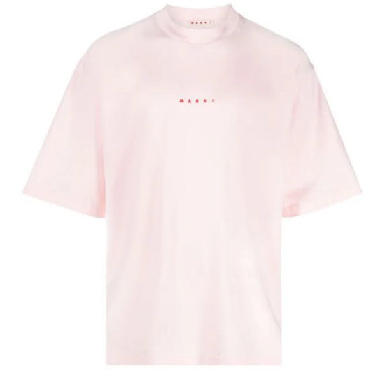 Marni “Logo Print” Tee Pink