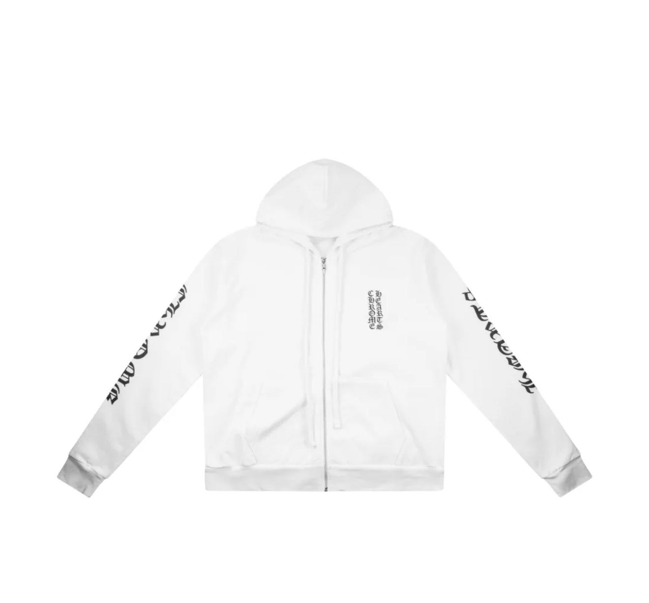 Chrome Hearts Vertical Logo Zip Up