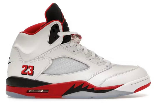 Jordan 5 Retro “Fire Red Black Tongue” (2025)