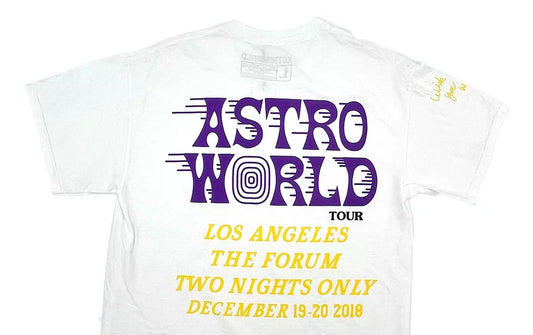 Travis Scott Astroworld “Los Angeles The Forum” Tee White