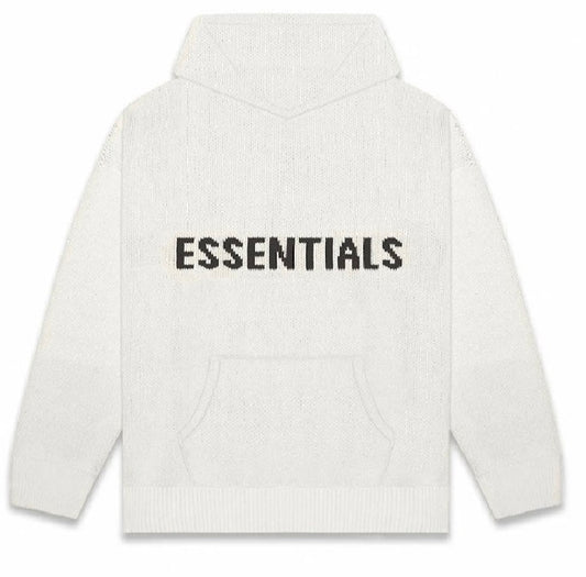 Essentials Knit Hoodie
White