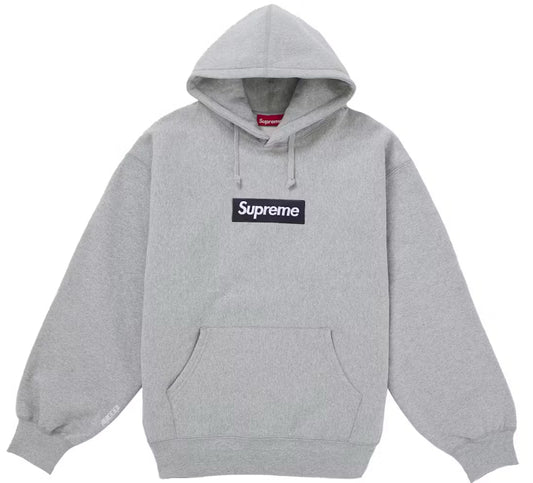 Supreme “Heather Grey” FW25 Box Logo Hoodie