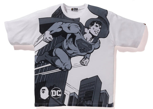 Bape x DC Superman “Relaxed” Tee White