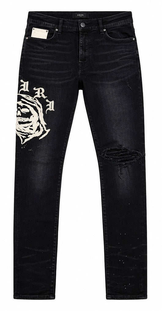 Amiri x Wes Lang Skull Jeans