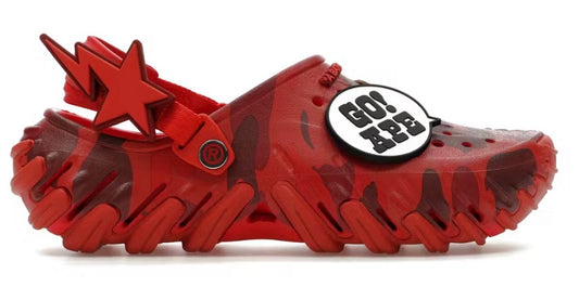 A Bathing Ape Bape Crocs Echo Clog Red