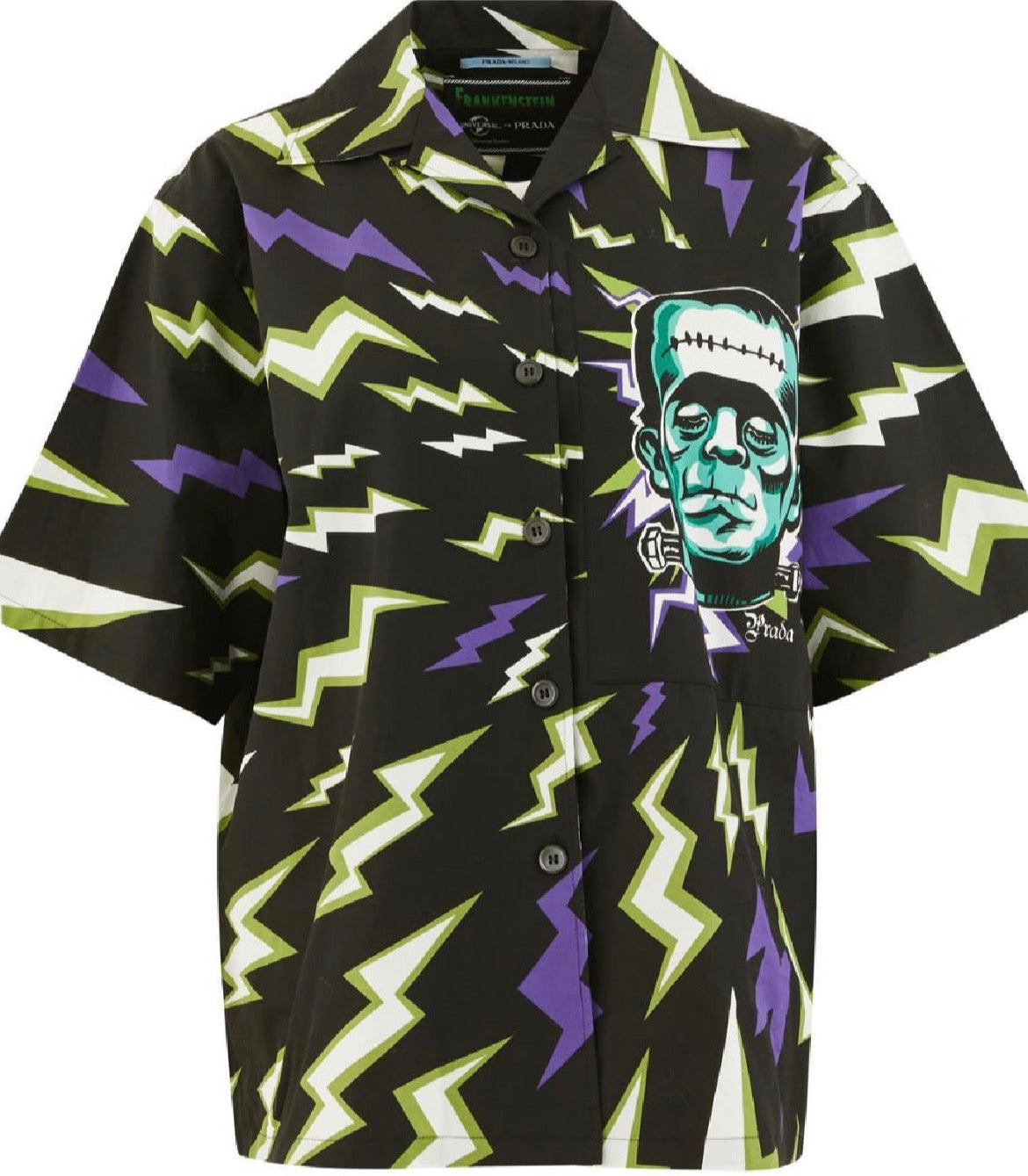 Prada “Frankenstein” Button Up Shirt AW19