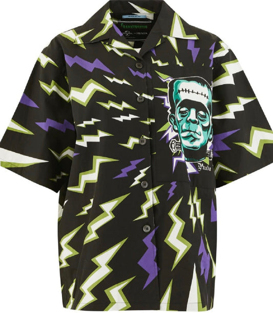 Prada “Frankenstein” Button Up Shirt AW19