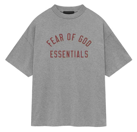 Fear Of God Essentials Jersey Crewneck Tee Grey