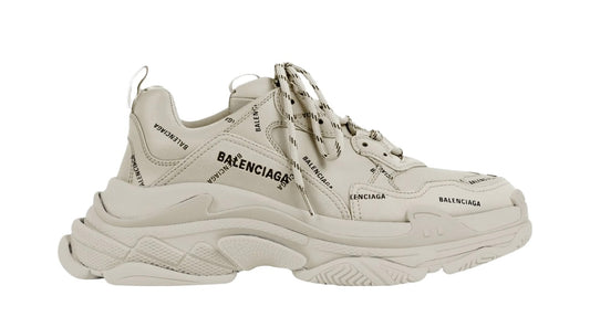 Balenciaga All Over Logo Triple S
“Beige Black”