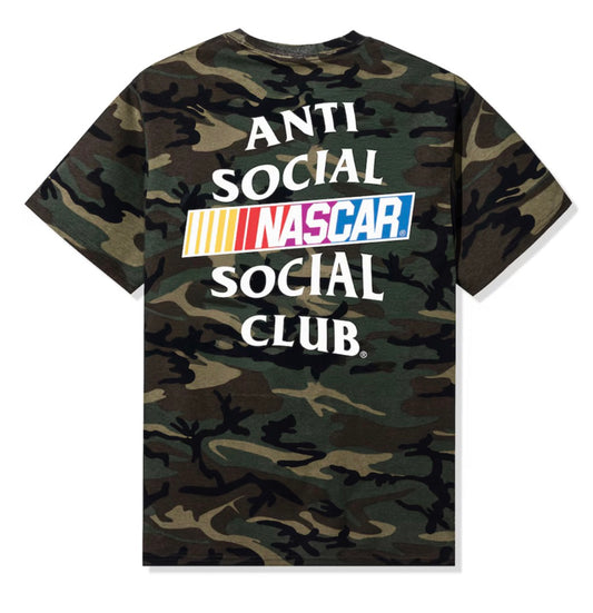 Anti Social Social Club x NASCAR Tee Green Camo