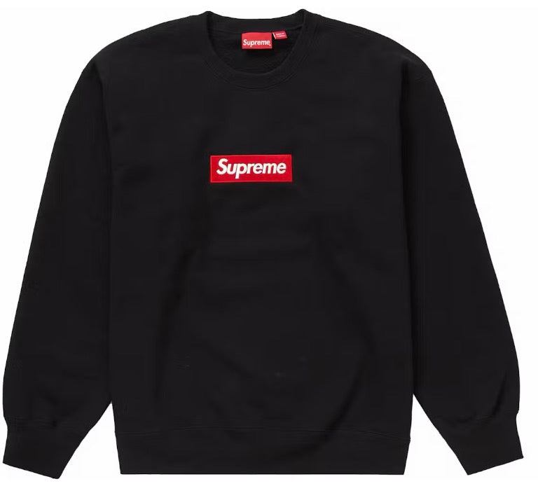 Supreme Black Box Logo Crewneck