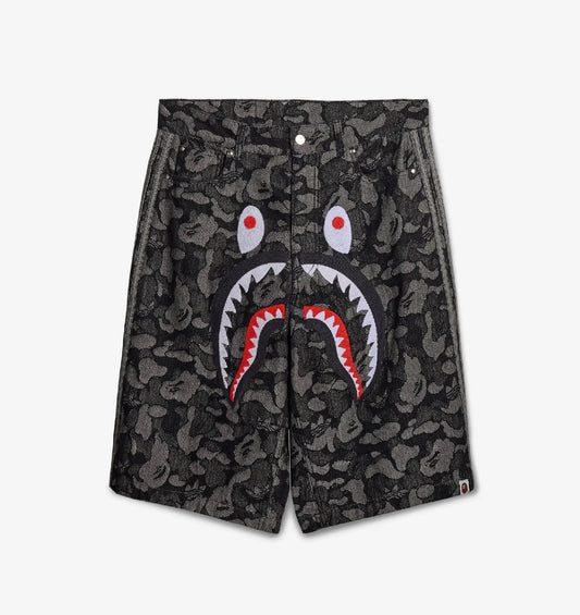 Bape x Adidas Denim Shorts