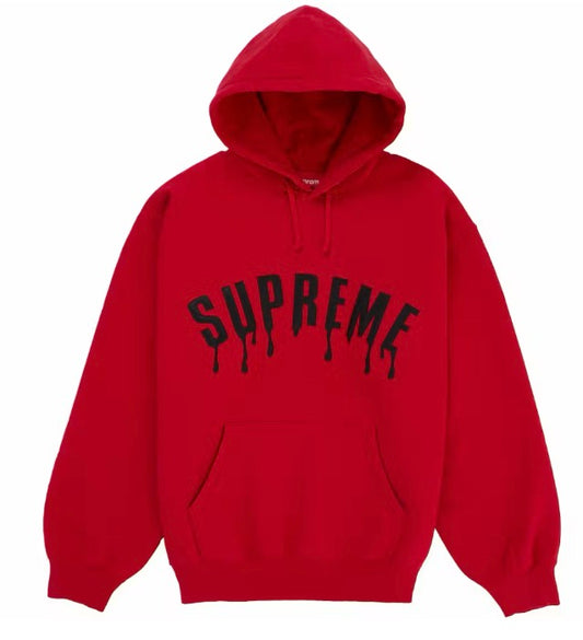 Supreme x Ghostface Arc Logo Hoodie Red SS26