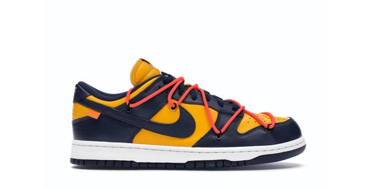 Off-White x Nike Dunk Low “University Gold”