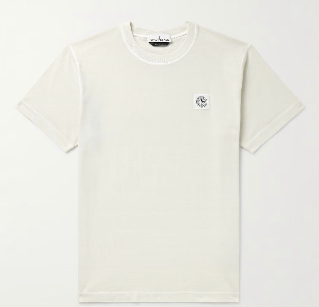 Stone Island "Logo" Tee White