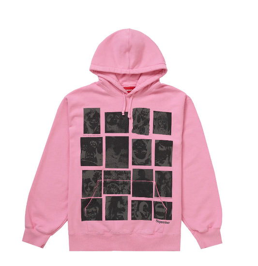 Supreme Collage Grid Hoodie Pink (FW21)