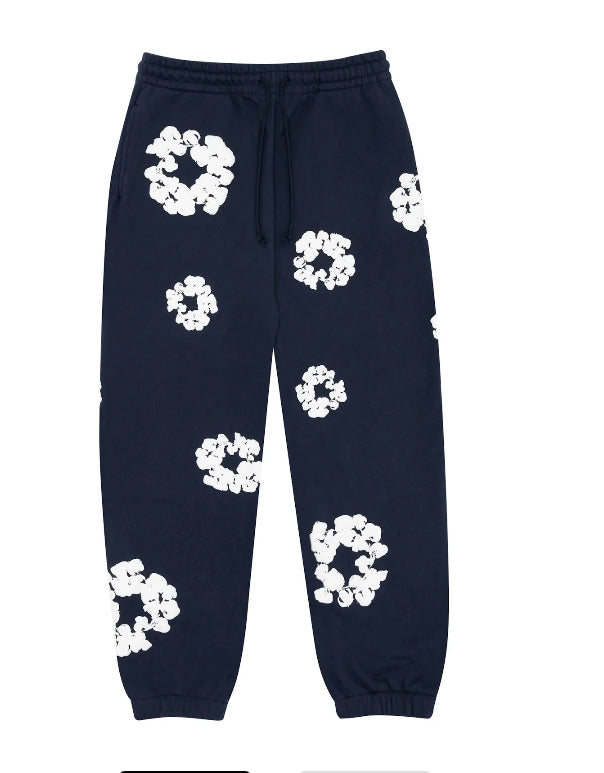 Denim Tears “Cotton Wreath” Sweat Pants Navy