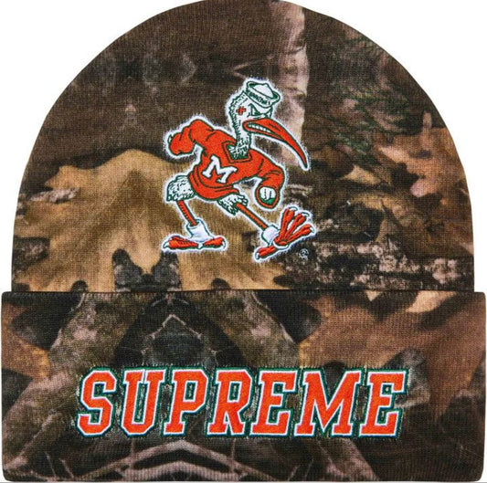 Supreme Mitchell & Ness
NCAA Beanie
“Woodland Camo”