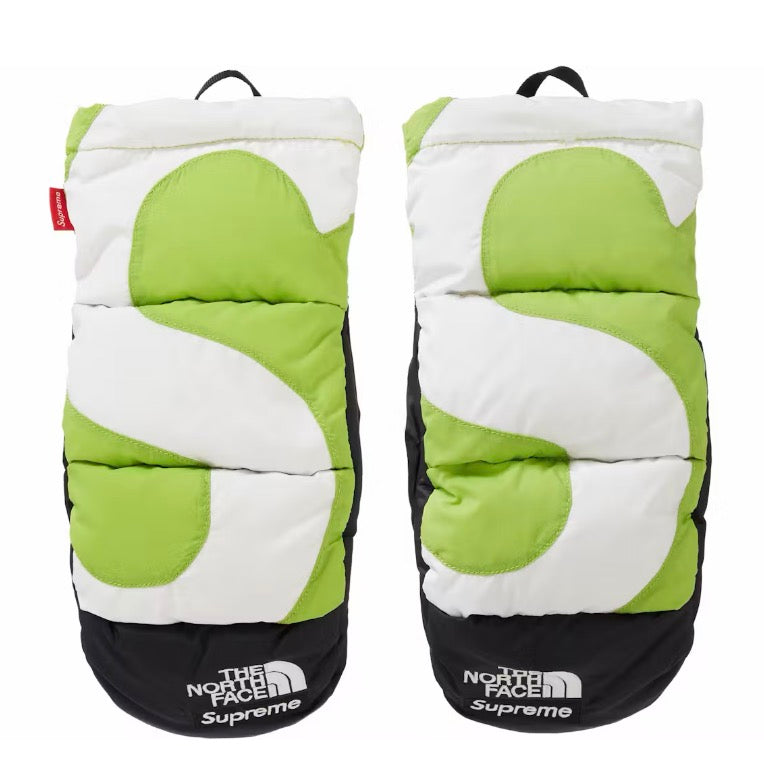 Supreme x The North Face Nupste S Logo Mittens Green