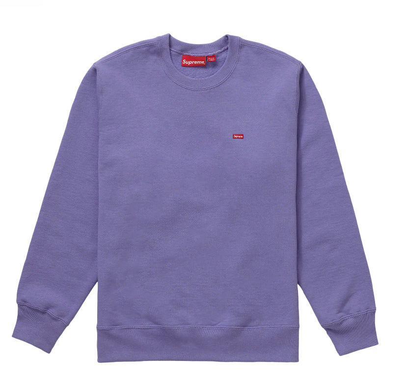 Supreme Small Box Logo Crewneck Light Violet (FW21)